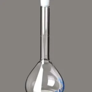 Flask, Volumetric, Class A, USP Standards with Penny Head Glass & Plastic Stopper, Calibrated at 20°C, 100ML