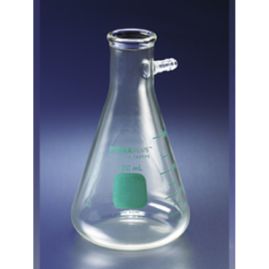 PYREXPLUS® Coated 1L Heavy Wall Filtering Flasks with Sidearm Tubulation