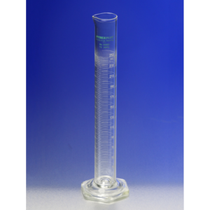 PYREXPLUS® Single Metric Scale Cylinders, Protective Coating, Graduated, To Deliver