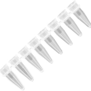 Thin wall PCR 8-strip tubes and domed strip caps, MaxyClear
