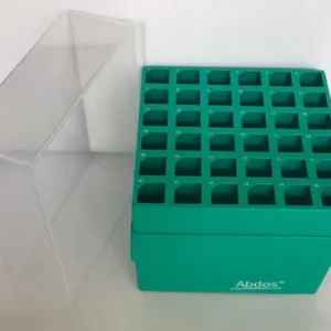 Centrifuge Tube Box Green, 147 x 147 x 126 mm, PP