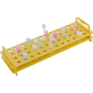 Rack For Micro Centrifuge Tube 1.5 & 2.0 ml, Yellow, PC