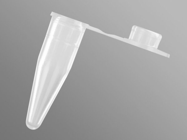 0.2 ML clear flat cap thin wall PCR tubes, Clear, Nonsterile