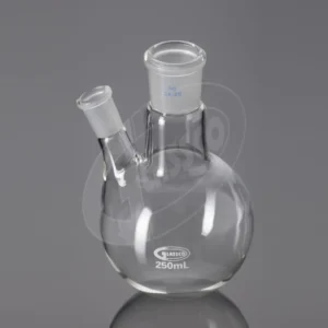059.202.09 - 500ml Flasks, Round Bottom, 2 Neck Angular