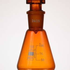 076.502.00 - 25ml Flask Erlenmeyer, Conical, Narrow Mouth