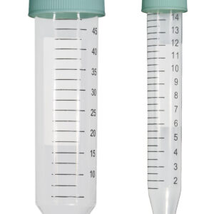 SCT-15ML-25-S - Axygen® 15 mL polypropylene (PP) Centrifuge Tubes, Conical bottom with Screw Cap, Bulk Packed, Sterile, 25/Sleeve, 500/Case