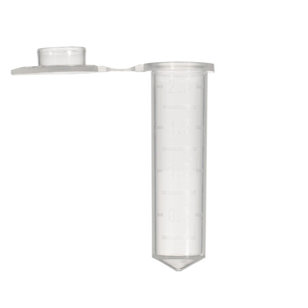 MCT-200-C - Axygen® 2.0 mL MaxyClear Snaplock Microcentrifuge Tube, Polypropylene, Clear, Nonsterile, 500 Tubes/Pack, 10 Packs/Case