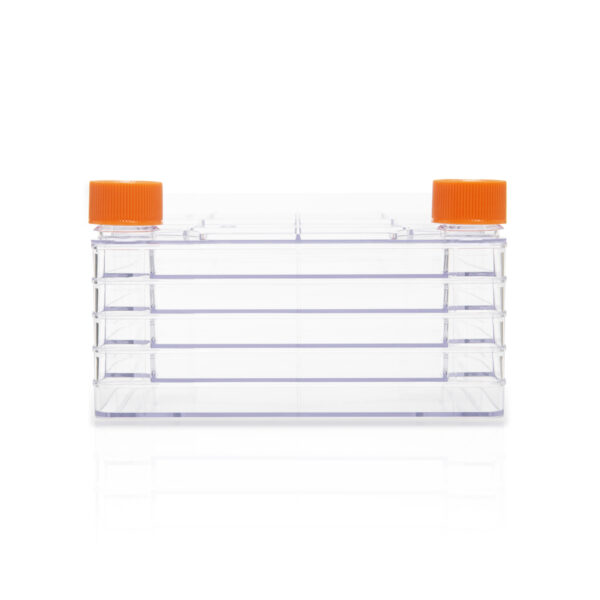Polystyrene CellSTACK® - 5 Chamber with Vent Caps, 8 per Case