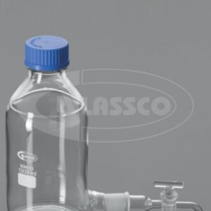 281.202.07 - 1000ml Bottle, Aspirator, with GL 45 Cap and Interchangeable Stopcock New