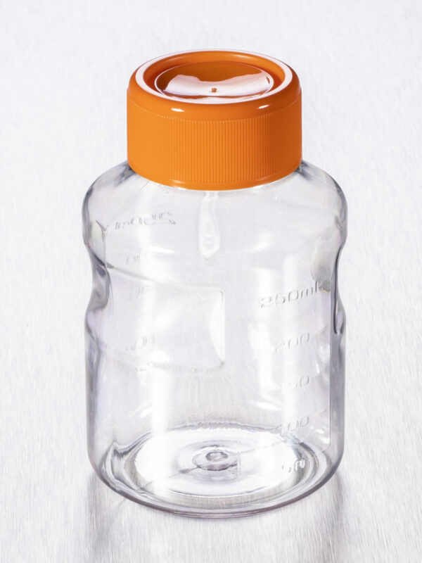 430281 - Corning® 250 mL Easy Grip Polystyrene Storage Bottles with 45 mm Caps