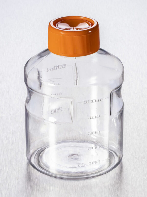 430282 - Corning® 500 mL Easy Grip Polystyrene Storage Bottles with 45 mm Caps