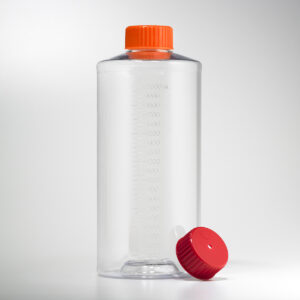 431321 - Corning® 850cm² Polystyrene Roller Bottle with Easy Grip Cap, 22 per Bag, 44 per Case