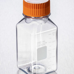 431531 - Corning® 250 mL Square PET Storage Bottles with 45 mm Caps