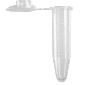 MCT-500-C - Axygen® 5.0 mL MaxyClear Snaplock Microcentrifuge Tube, Polypropylene, Clear, Nonsterile,250 Tubes/Pack, 5 Packs/Case