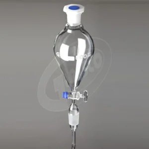 Separating Funnel Pear shape, Solid Glass Stopcock