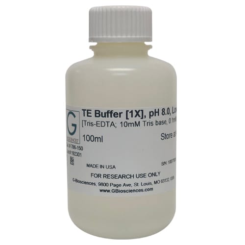 786-151 TE Buffer [1X], pH 8.0, Low EDTA (Tris-EDTA; 10mM Tris base, 0.1mM EDTA) 500ml