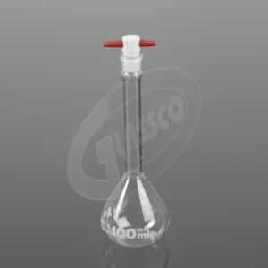 Volumetric Flask, CLASS A, UNSERIALIZED, With PTFE Stopper, ASTM
